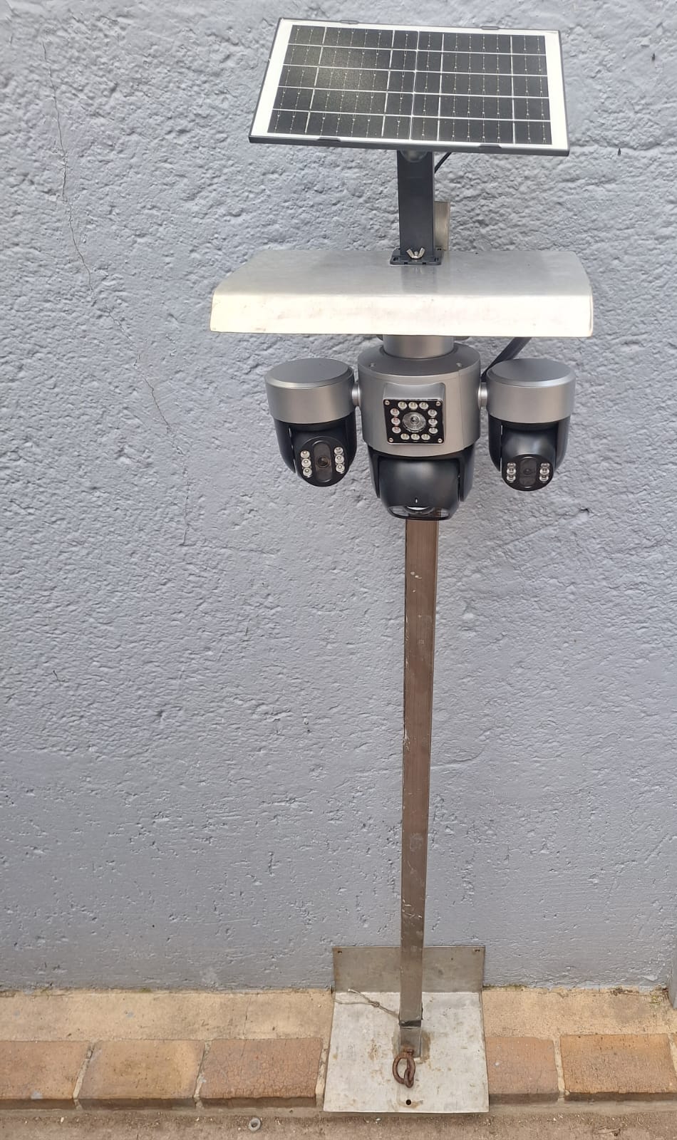 Camera setup for industrial utility monitoring